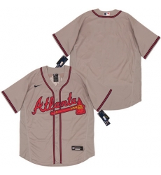 Braves Blank Gray 2020 Nike Cool Base Jersey