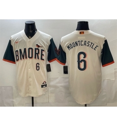 Men Baltimore Orioles  6 Ryan Mountcastle Natural 2026 City Connect Stadium Stitched Baseball Jersey
