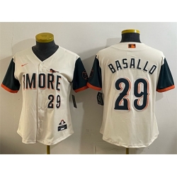Youth Baltimore Orioles  29 Samuel Basallo Natural 2026 City Connect Stadium Stitched Baseball Jersey