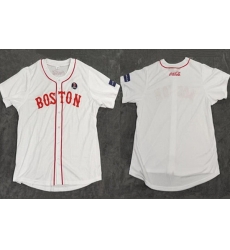 Men Boston Red Sox BOSTON STRONG White Stitched Baseball Jersey