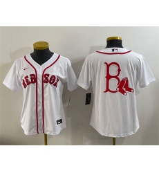 Women Boston Red Sox Team Big Logo White Cool Base Stitched Jersey Women Boston Red Sox Team Big Logo White Cool Base Stitched Jersey