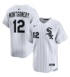 Men Chicago White Sox Nike Home Limited Jersey White Montgomery Colson 12 Men Chicago White Sox Nike Home Limited Jersey White Montgomery Colson 12