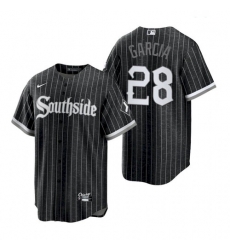 Men's White Sox Southside Leury Garcia Black City Connect Replica Jersey