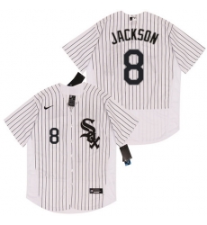 White Sox 8 Bo Jackson White 2020 Nike Flexbase Jersey