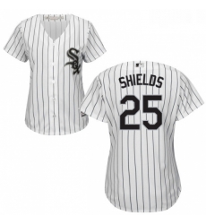 Womens Majestic Chicago White Sox 33 James Shields Replica White Home Cool Base MLB Jersey