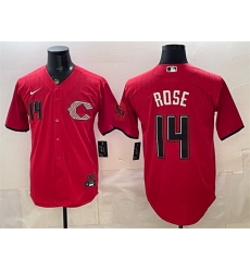 Men Cincinnati Reds 14 Pete Rose Red 2026 City Connect Stadium Stitched Baseball Jersey Men Cincinnati Reds 14 Pete Rose Red 2026 City Connect Stadium Stitched Baseball Jersey