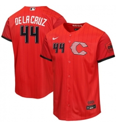 Youth Cincinnati Reds  44 Elly De La Cruz Red 2026 City Connect Stadium Stitched Baseball Jersey