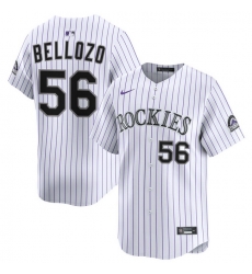 Men Colorado Rockies Nike White Alternate Limited Jersey Bellozo Valente 56 Men Colorado Rockies Nike White Alternate Limited Jersey Bellozo Valente 56
