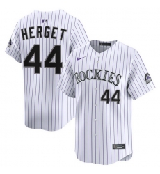 Men Colorado Rockies Nike White Alternate Limited Jersey Herget Jimmy 44 Men Colorado Rockies Nike White Alternate Limited Jersey Herget Jimmy 44