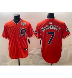 Men Detroit Tigers 7 Kevin McGonigle Orange 2026 Alternate With Meijer Patch USA 250 Patch Vapor Premier Limited Stitched Baseball Jersey Men Detroit Tigers 7 Kevin McGonigle Orange 2026 Alternate With Meijer Patch USA 250 Patch Vapor Premier Limited Stitched Baseball Jersey
