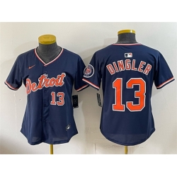 Youth Detroit Tigers  13 Dillon Dingler Navy 2026 Alternate Vapor Premier Limited Stitched Baseball Jersey