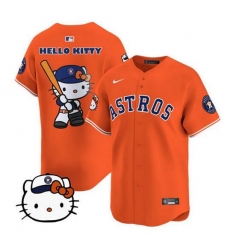 Women Houston Astros Orange 2025 Hello Kitty Limited Baseball Jersey Women Houston Astros Orange 2025 Hello Kitty Limited Baseball Jersey