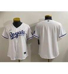 Women Kansas City Royals Blank White Cool Base Stitched Jersey Women Kansas City Royals Blank White Cool Base Stitched Jersey