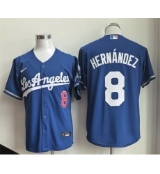 Men Los Angeles Dodgers  8 Enrique Hern%C3%A1ndez Royal 2026 Gold Collection Stitched Baseball Jersey