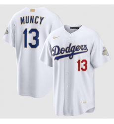 Men Los Angeles Dodgers Max Muncy Nike White 2026 Gold Collection Stadium Jersey Men Los Angeles Dodgers Max Muncy Nike White 2026 Gold Collection Stadium Jersey