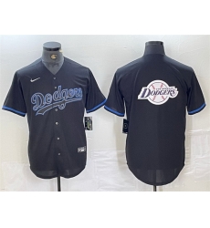 Men Los Angeles Dodgers Team Big Logo Black Fashion Stitched Baseball Jersey 003 Men Los Angeles Dodgers Team Big Logo Black Fashion Stitched Baseball Jersey 003
