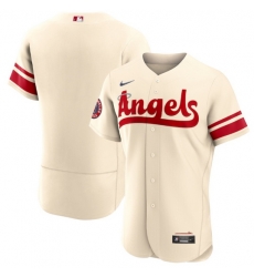 Men Los Angeles Angels Blank 2022 Cream City Connect Flex Base Stitched Jerseys