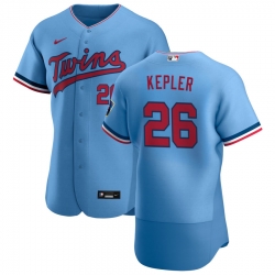 Men Minnesota Twins 26 Max Kepler Men Nike Light Blue Alternate 2020 Flex Base Team MLB Jersey