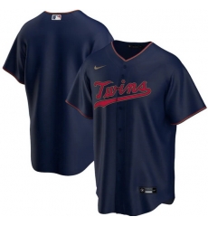 Men Minnesota Twins Nike Navy Blue Blank Jersey