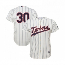 Mens Minnesota Twins 30 Kennys Vargas Replica Cream Alternate Cool Base Baseball Jersey