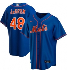 Mets 48 Jacob DeGrom Royal 2020 Nike Cool Base Jersey