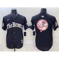 Men New York Yankees Team Big Logo Black  27Gothic Legacy Edition 27 Vapor Premier Limited Stitched Baseball Jersey 001