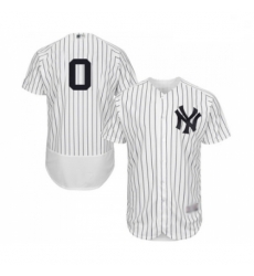 Mens New York Yankees 0 Adam Ottavino White Home Flex Base Authentic Collection Baseball Jersey