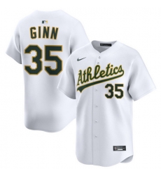 Men Athletics Nike Home Limited Custom Jersey White Ginn J.T. 35