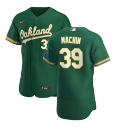 Oakland Athletics 39 Vimael Machin Men Nike Kelly Green Alternate 2020 Authentic Player MLB Jersey