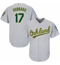 Youth Majestic Oakland Athletics 17 Glenn Hubbard Authentic Grey Road Cool Base MLB Jersey Youth Majestic Oakland Athletics 17 Glenn Hubbard Authentic Grey Road Cool Base MLB Jersey