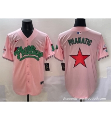 Men Philadelphia Phillies Pink Phanatic Limited Stitched Jersey