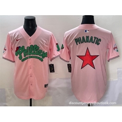 Men Philadelphia Phillies Pink Phanatic Limited Stitched Jersey