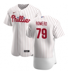 Philadelphia Phillies 79 JoJo Romero Men Nike White Home 2020 Authentic Player MLB Jersey