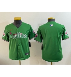 Youth Philadelphia Phillies Blank Green Phanatic Limited Stitched Jersey