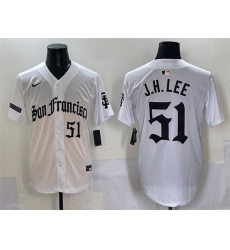 Men San Francisco Giants 51 Jung Hoo Lee White 27Gothic Fog Edition 27 Vapor Premier Limited Stitched Baseball Jersey Men San Francisco Giants 51 Jung Hoo Lee White 27Gothic Fog Edition 27 Vapor Premier Limited Stitched Baseball Jersey