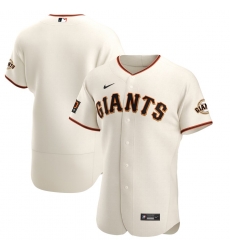 Men San Francisco Giants Men Nike Cream Home 2020 Flex Base Team MLB Jersey