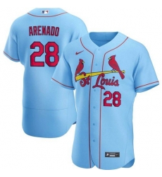 Men's St. Louis Cardinals Nolan Arenado Blue Jersey Home Flex Base