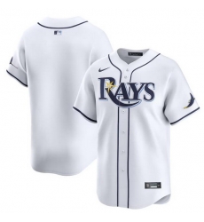 Men Tampa Bay Rays Blank White Home Limited Stitched Baseball Jersey