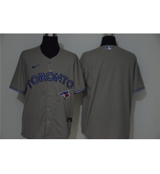 Blue Jays Blank Gray 2020 Nike Cool Base Jersey