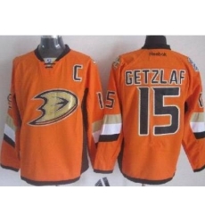 Anaheim Ducks 15 Ryan Getzlaf Orange 2014 Stadium Series Jersey