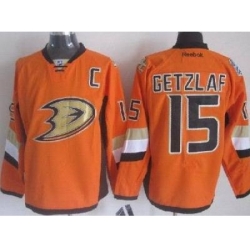 Anaheim Ducks 15 Ryan Getzlaf Orange 2014 Stadium Series Jersey