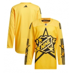 Men All Star Game 2024 Yellow Primegreen Stitched Hockey Jersey