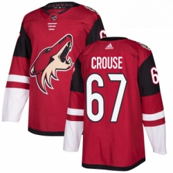 Youth Adidas Arizona Coyotes 67 Lawson Crouse Premier Burgundy Red Home NHL Jersey 