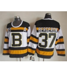 NHL Boston Bruins #37 Patrice Bergeron white jerseys[m&n 75th]