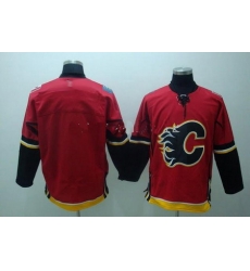 Calgary Flames blank red jerseys