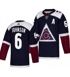 Men 6 Johnson Adidas Navy Jersey