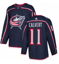 Mens Adidas Columbus Blue Jackets 11 Matt Calvert Premier Navy Blue Home NHL Jersey 