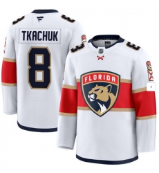 Men Florida Panthers Brady Tkachuk #8 White NHL Stitched Jersey