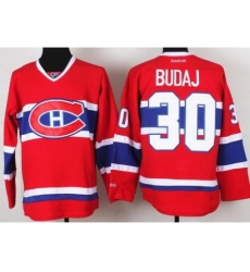 Montreal Canadiens 30 Peter Budaj Red NHL Hockey Jerseys