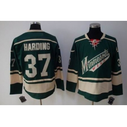 Minnesota Wild #37 HARDING green jerseys